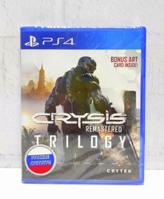 Crysis Trilogy Remastered Русские Субтитры CUSA 29042 Видеоигра на диске PS4 / PS5
