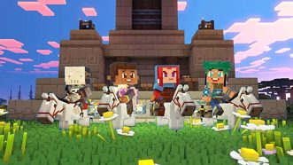 Minecraft Legends Deluxe Edition Русские Субтитры CUSA 20193 Видеоигра на диске PS4 / PS5