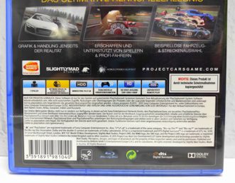 Project Cars Русские субтитры CUSA 00940 Видеоигра на диске PS4 / PS5