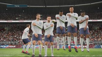 PES 2019 Pro Evolution Soccer 2019 Русские субтитры CUSA 11154 Видеоигра на диске PS4 / PS5