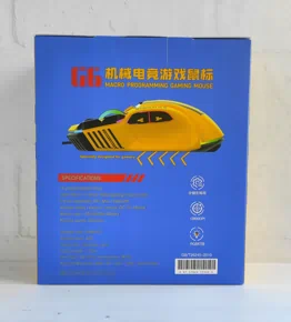 Профессиональная проводная игровая мышь G6 с 10 клавишами, 12800DPI, RGB для киберспорта Optimus Prime Белая