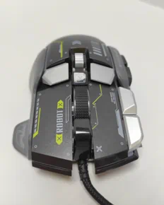 Профессиональная проводная игровая мышь G6 с 10 клавишами, 12800DPI, RGB для киберспорта Черная