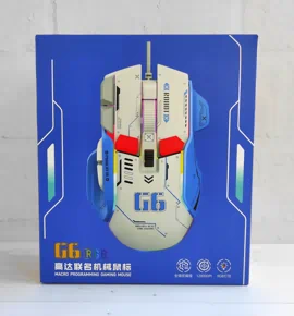 Профессиональная проводная игровая мышь G6 с 10 клавишами, 12800DPI, RGB для киберспорта Bumblebee Желтая