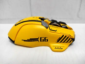 Профессиональная игровая мышь G6, Wireless беспроводная с 10 клавишами, 12800DPI, RGB мышь для киберспорта Bumblebee