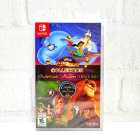 Disney Classic Games The Jungle Book Aladdin and The Lion King (Книга джунглей, Аладдин и Король Лев) Английский язык Видеоигра на картридже Nintendo Switch
