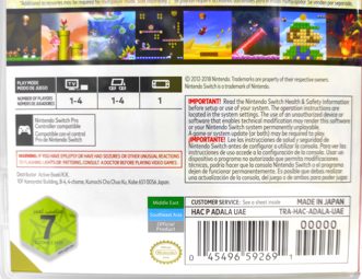 New Super Mario Bros U Deluxe Русские субтитры Видеоигра на картридже Nintendo Switch