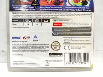 Team Sonic Racing Русские субтитры Видеоигра на картридже Nintendo Switch