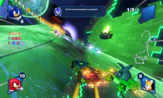 Team Sonic Racing Русские субтитры Видеоигра на картридже Nintendo Switch