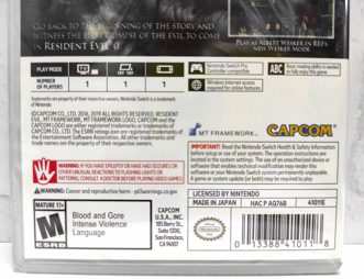 Resident Evil Origins Collection Английский язык Видеоигра на картридже Nintendo Switch