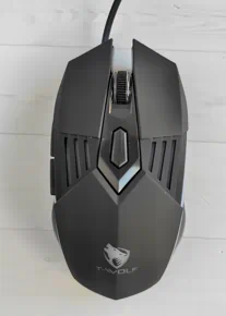 Мышь проводная игровая T-WOLF G560 Pure Black