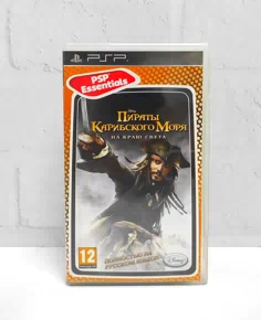 Disney Pirates of the Caribbean At Worlds End Пираты Карибского моря На краю света Полностью на русском ULES 00728 Видеоигра на диске PSP. Товар уцененный