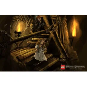 LEGO Disney Pirates Of The Caribbean Английский язык ULES 01528 Видеоигра на диске PSP