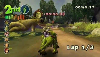 Shrek Smash and Crash Racing Шрек: Разбивай и круши гонки Английский язык ULES 00618 Видеоигра на диске PSP