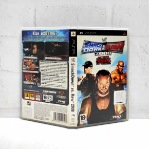 WWE Smack Down VS Raw 2008 Featuring ECW ENG Видеоигра на диске PSP. Товар уцененный
