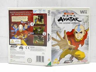 Avatar the Legend of Aang Английская версия Аватар Легенда об Аанге Видеоигра на диске Nintendo Wii. Товар уцененный