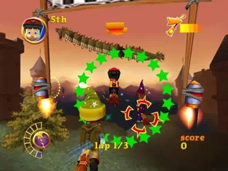 Billy the Wizard Rocket Broomstick Racing Английский язык Видеоигра на диске Nintendo Wii