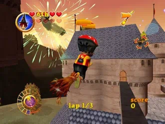 Billy the Wizard Rocket Broomstick Racing Английский язык Видеоигра на диске Nintendo Wii