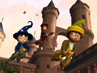 Billy the Wizard Rocket Broomstick Racing Английский язык Видеоигра на диске Nintendo Wii