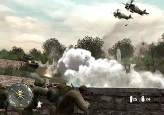 Call of Duty 3 Английский язык Видеоигра на диске Nintendo Wii
