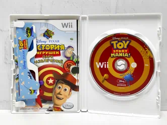 История Игрушек Парк Развлечений Toy Story Mania Полностью на русском Видеоигра на диске Nintendo Wii. Товар уцененный