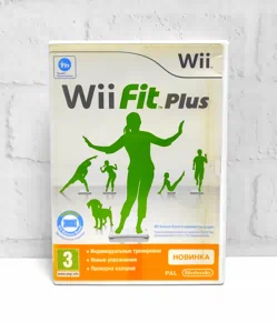 Fit Plus Английский язык Видеоигра на диске Nintendo Wii. Товар уцененный