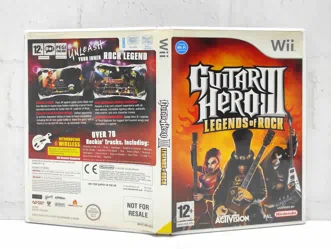 Guitar Hero 3 Legendsof Rock Английский язык видео игра на диске Wii. Товар уцененный