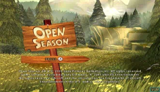 Open Season Английский язык Видеоигра на диске Nintendo Wii