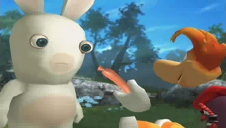 Rayman Raving Rabbids Английский язык Видеоигра на диске Nintendo Wii