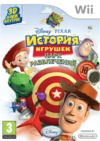 Toy Story Mania История Игрушек Парк Развлечений Полностью на русском Видеоигра на диске Nintendo Wii