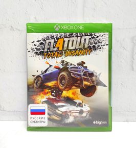 FlatOut 4 Total Insanity Русские субтитры Видеоигра на диске Xbox One / Series
