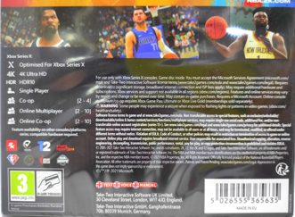 NBA 2K22 НБА 2022 Английский язык Видеоигра на диске Xbox Series X